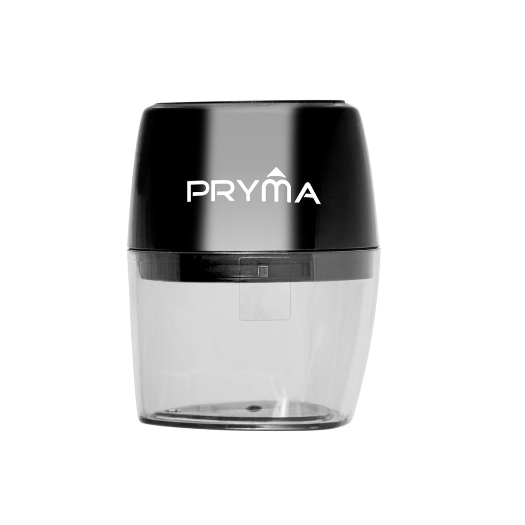 Temperino Metallo Con Contenitore 2Fori Nero - Pryma