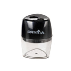 Temperino Metallo Con Contenitore 2Fori Nero - Pryma