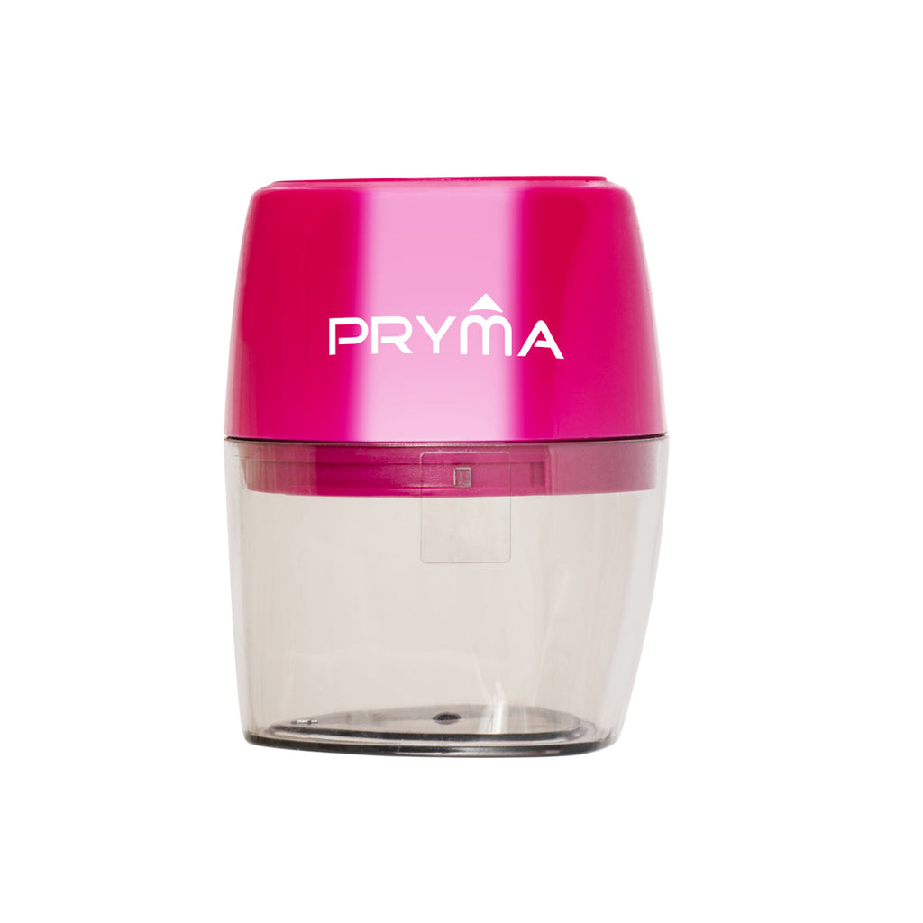 Temperino Metallo Con Contenitore 2Fori Rosa - Pryma