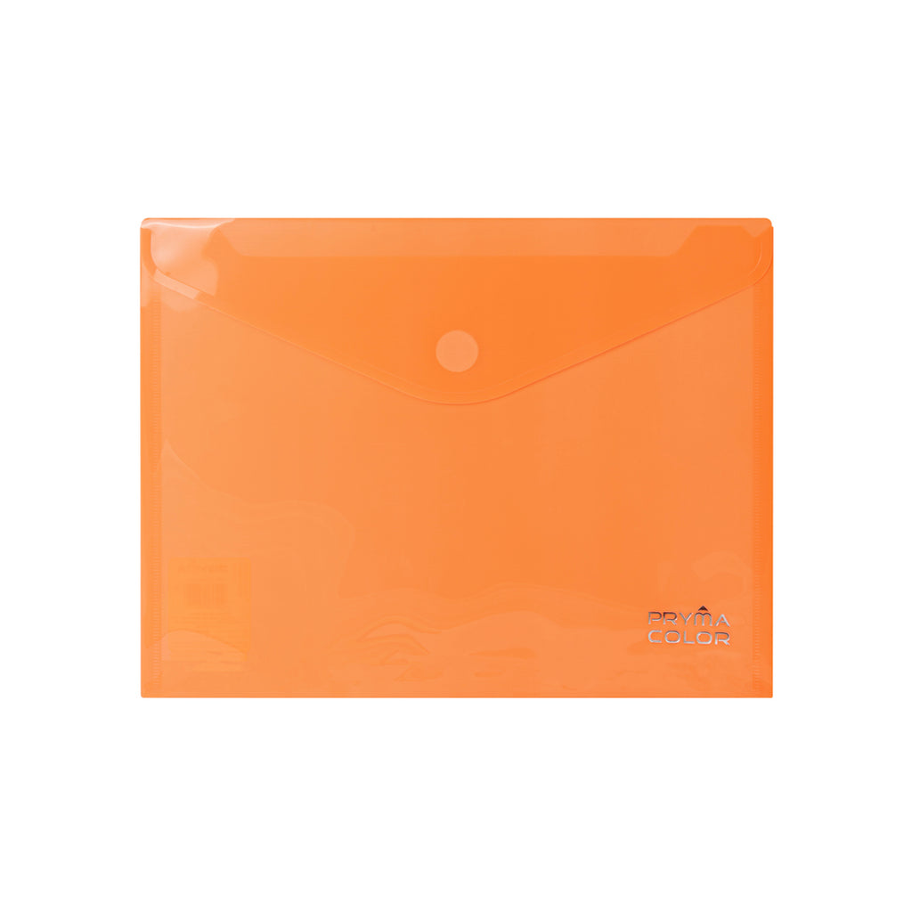 Busta Bottone Velcro A4Blu Fluo 6 pz - Pryma