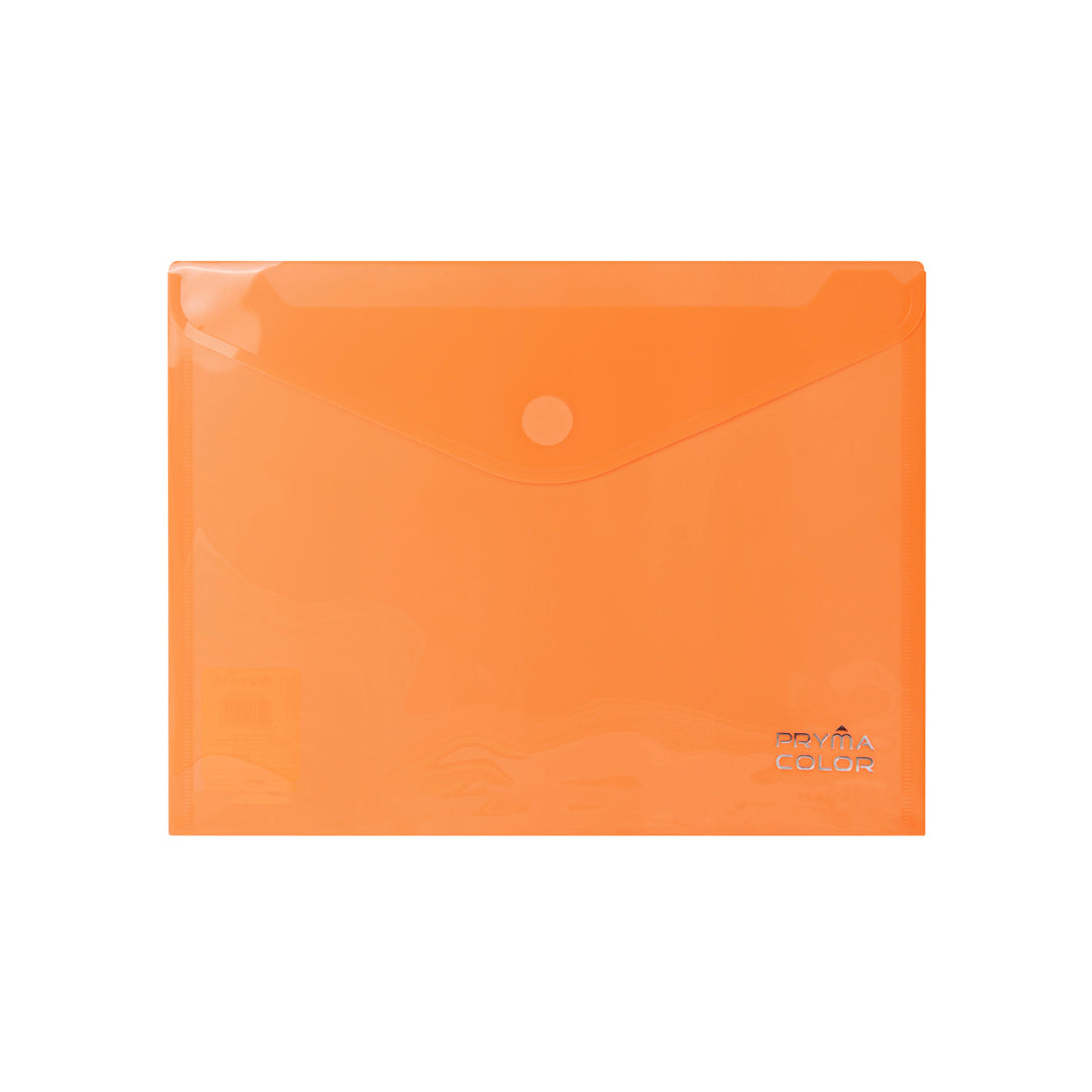 Busta Bottone Velcro A4Blu Fluo 6 pz - Pryma
